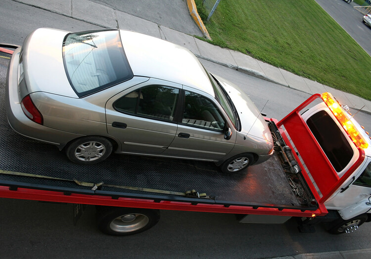 This is a picture of a tow truck service.